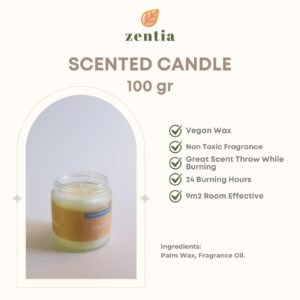 Natural Scented Candle @Zentia