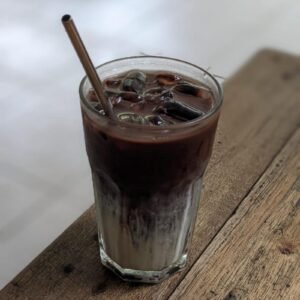 Almond Choco Latte @maracacoffee